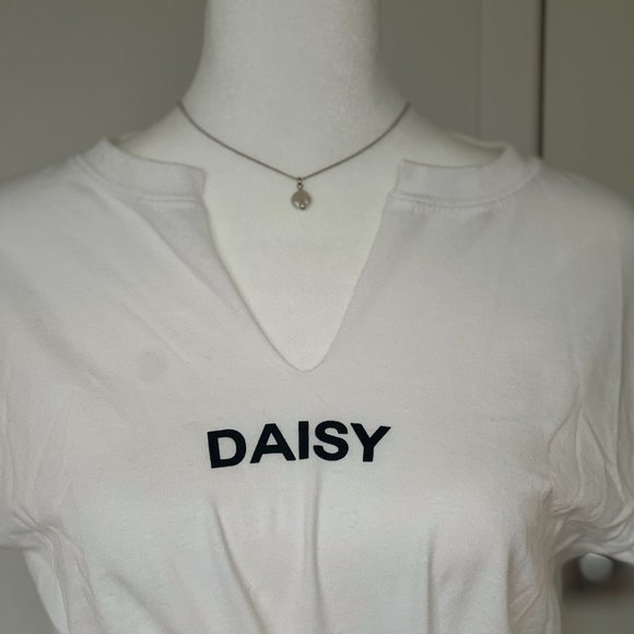 DAISY VACATION T-SHIRT Crop Top Size S - Picture 8 of 9